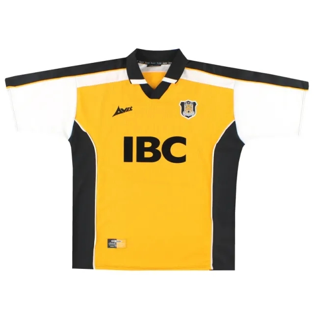 2000-01 Hull City Avec Home Shirt *Mint* L - Hull City / Mint / Large