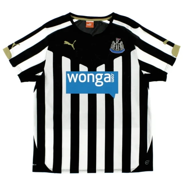 2014-15 Newcastle Puma Home Shirt L - Newcastle United / Excellent / Large