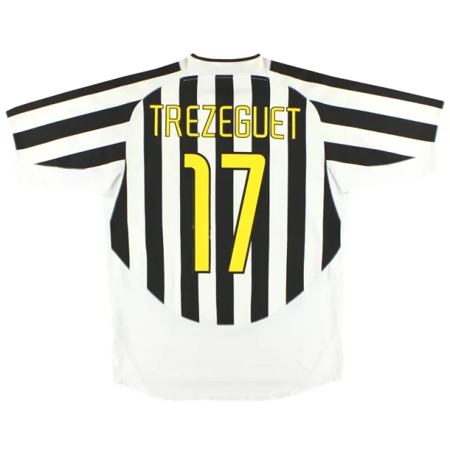 2003-04 Juventus Nike Home Shirt Trezeguet #17 L - Juventus / Excellent / Large