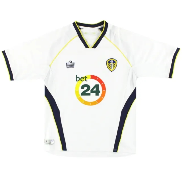 2006-07 Leeds Admiral Home Shirt L - Leeds / Excellent / Large