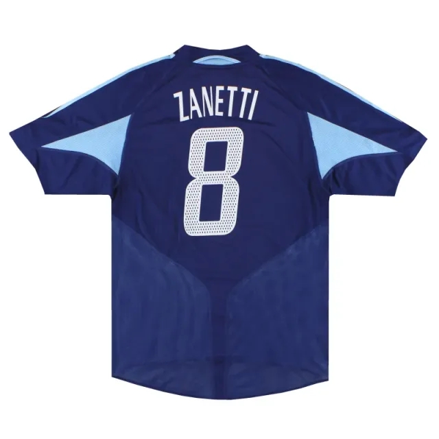 2004-05 Argentina adidas Away Shirt Zanetti #8 L - Argentina / Excellent / Large