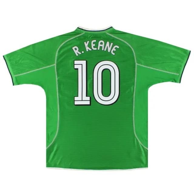 2001-03 Ireland Umbro Home Shirt R.Keane #10 XL - Ireland / Excellent / XL