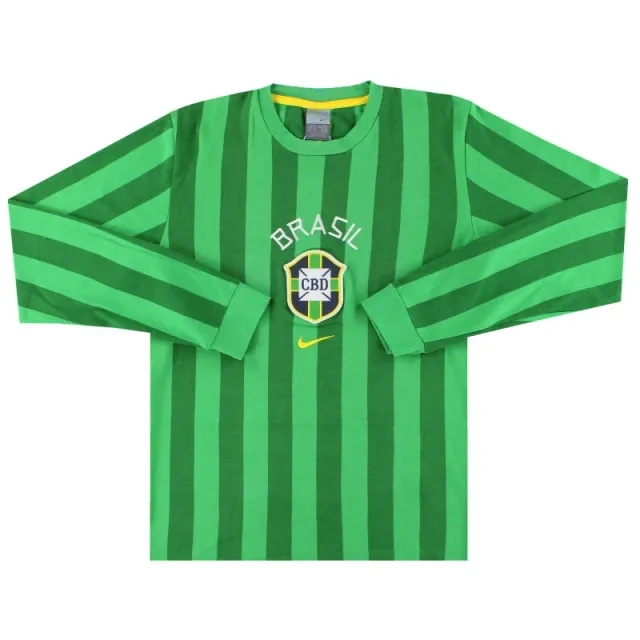 2002-03 Brazil Nike Tee L/S *As New* M - Brazil / As New / Medium