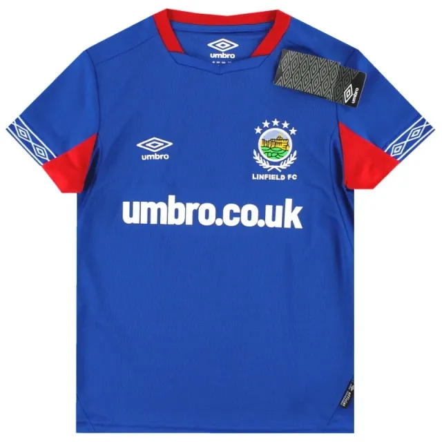 2021-22 Linfield Umbro Home Shirt *w/tags* S.Boys - Irish Clubs / w/tags / Youth