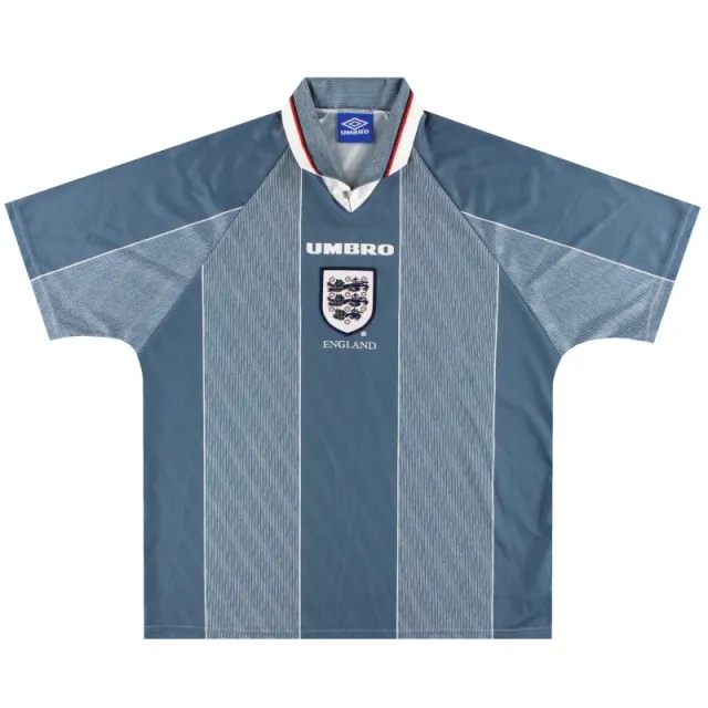 1996-97 England Umbro Away Shirt *Mint* XL - England / Mint / XL