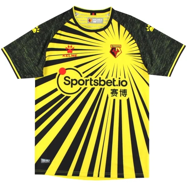 2020-21 Watford Kelme Home Shirt M - Watford / Excellent / Medium