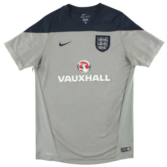 2014-15 England Nike Pre-Match Training Shirt M - England / Excellent / Medium