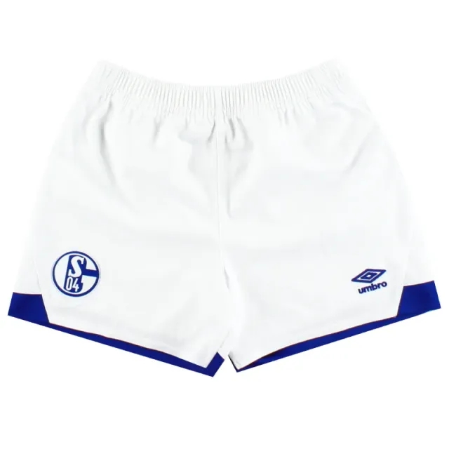 2018-19 Schalke Umbro Home Shorts *As New* 4-5 Years - Schalke / As New / Child