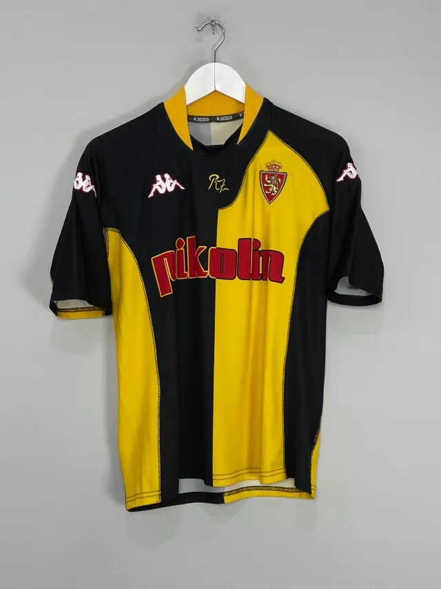 CULT KITS - 2001/03 REAL ZARAGOZA #4 AWAY SHIRT (M) KAPPA