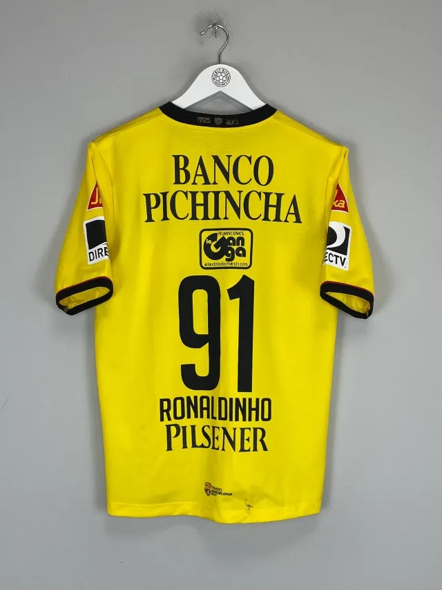 2015 SC BARCELONA RONALDINHO #91 HOME SHIRT (M) MARATHON | Cult Kits