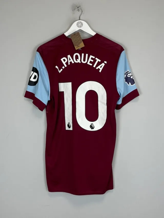 CULT KITS - 2023/24 WEST HAM L.PAQUETA #10 *BNWT* HOME SHIRT (L) UMBRO