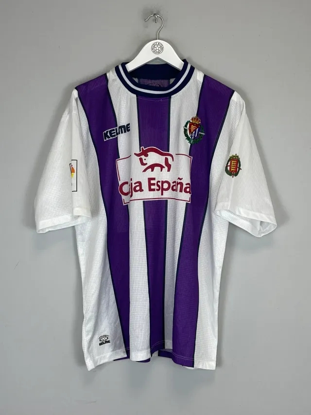 Cult Kits - 1999/01 REAL VALLADOLID HOME SHIRT (XL) KELME