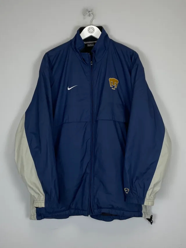 CULT KITS - 2001/02 UNAM PUMAS FLEECE LINED JACKET (L) NIKE