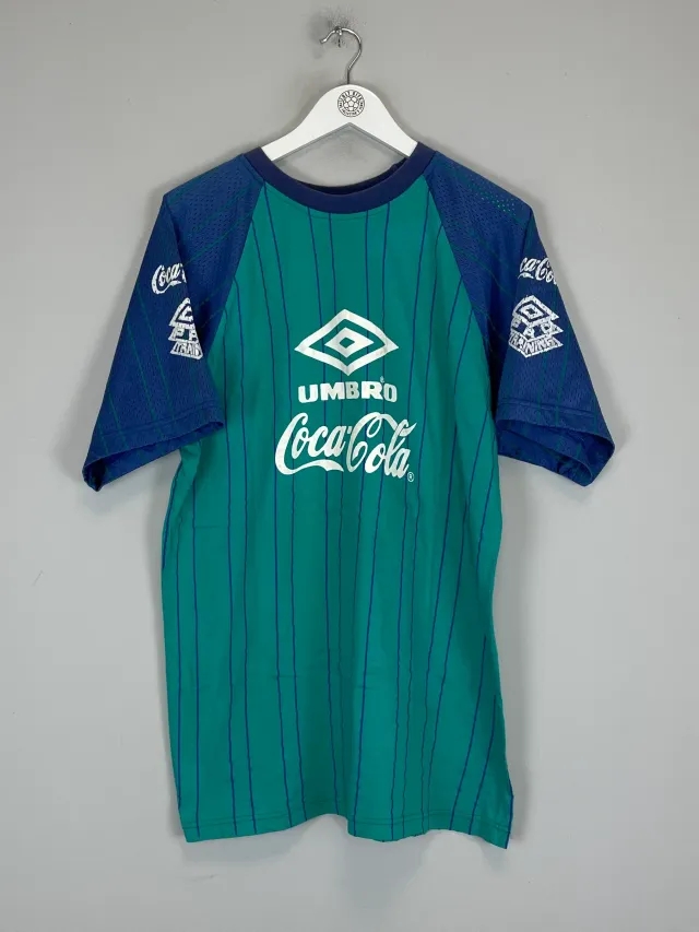 CULT KITS - 1991 UMBRO BRAZIL TRAINING SHIRT (L)