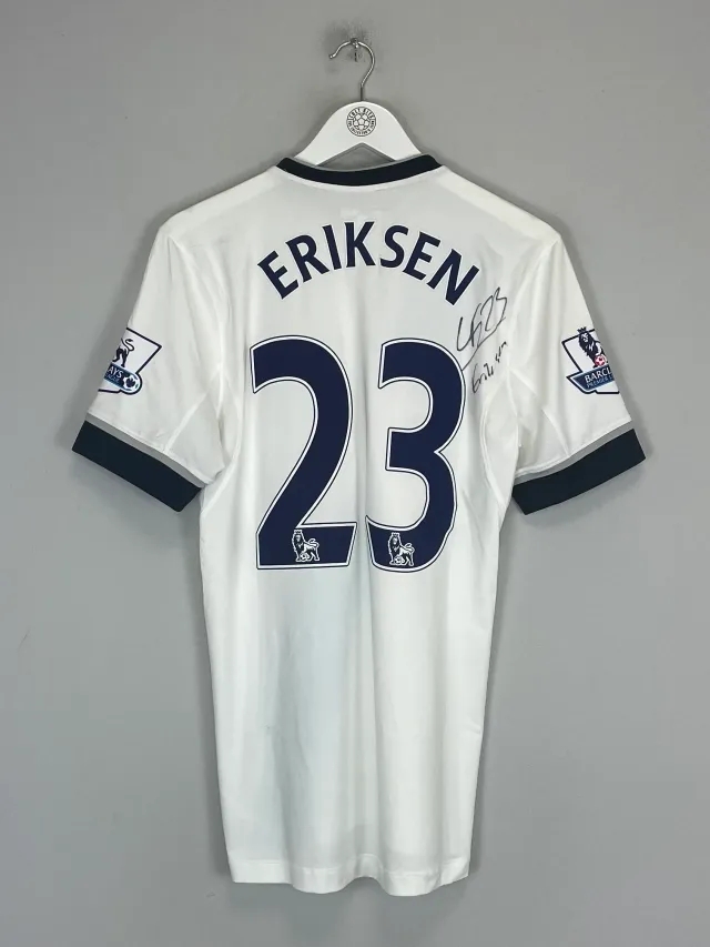 CULT KITS | 2015/16 TOTTENHAM ERIKSEN #23 *MATCH ISSUE + SIGNED* SHIRT