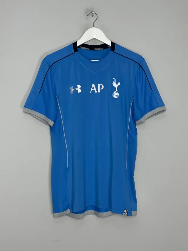 CULT KITS - 2015/16 TOTTENHAM *STAFF ISSUE* TRAINING SHIRT (M) UNDER ARMOUR