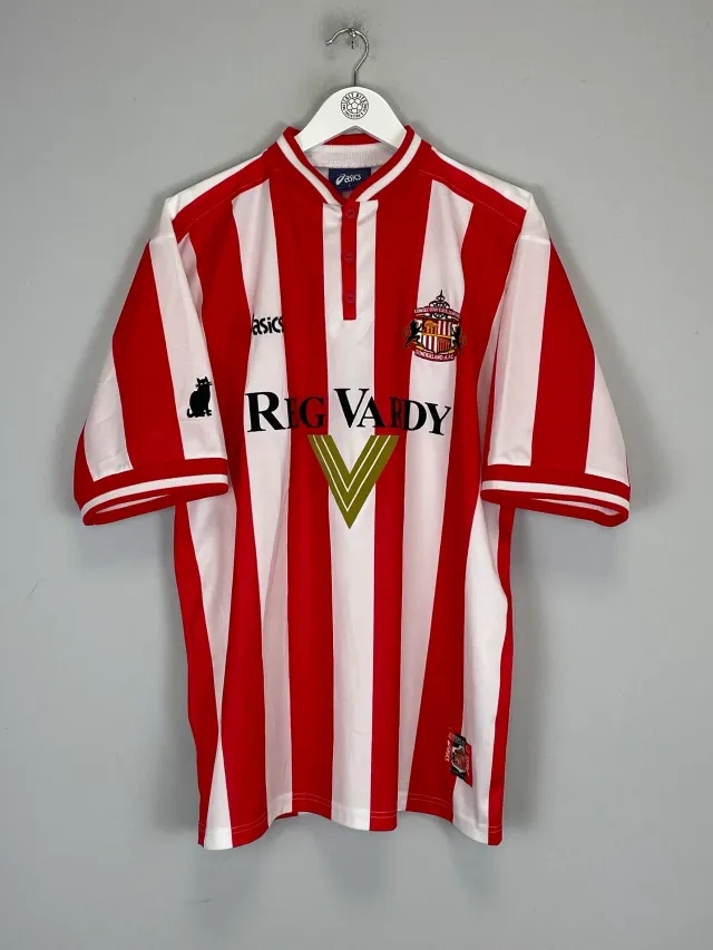 Cult Kits - 1999/00 SUNDERLAND HOME SHIRT (L) ASICS