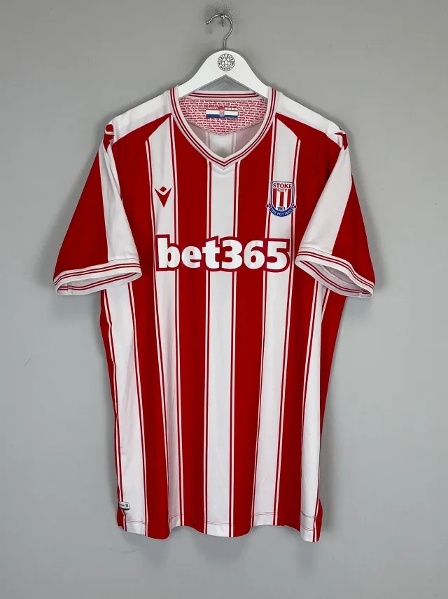 2020/21 STOKE CITY HOME SHIRT (XXL) MACRON | Cult Kits
