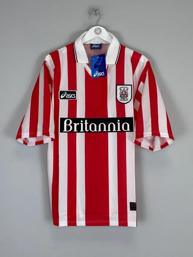 CULT KITS - 1997/98 STOKE CITY *BNWT* HOME SHIRT (L) ASICS