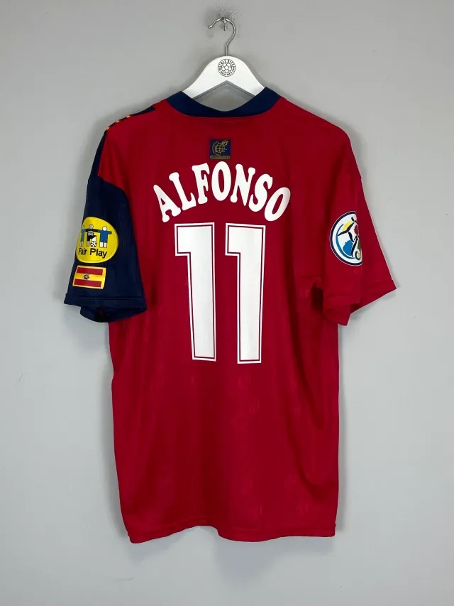 1996 SPAIN ALFONSO #11 HOME SHIRT (L) ADIDAS | Cult Kits
