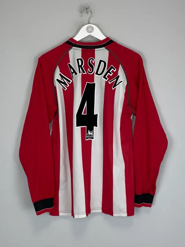 CULT KITS - 2003/05 SOUTHAMPTON MARSDEN #4 L/S HOME SHIRT (L) OM