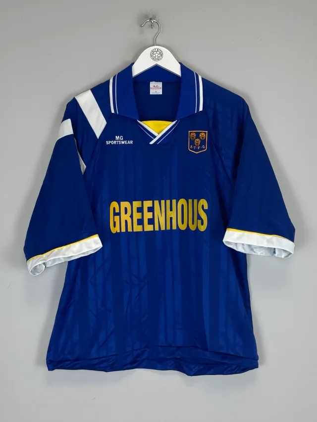 CULT KITS - 1995/97 SHREWSBURY TOWN *MINT* HOME SHIRT (M) MG SPORTSWEAR
