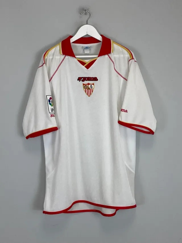 CULT KITS - 2001/02 SEVILLA HOME SHIRT (XL) JOMA