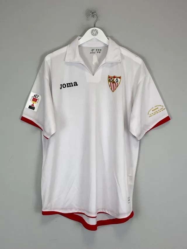 CULT KITS - 2007/08 SEVILLA CUP *CUP FINAL* HOME SHIRT (L) JOMA