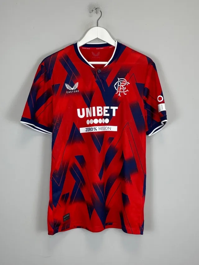 Cult Kits - 2023/24 RANGERS *BNWOT* FOURTH SHIRT (MULTIPLE SIZES) CASTORE, Small / Rangers / 2023