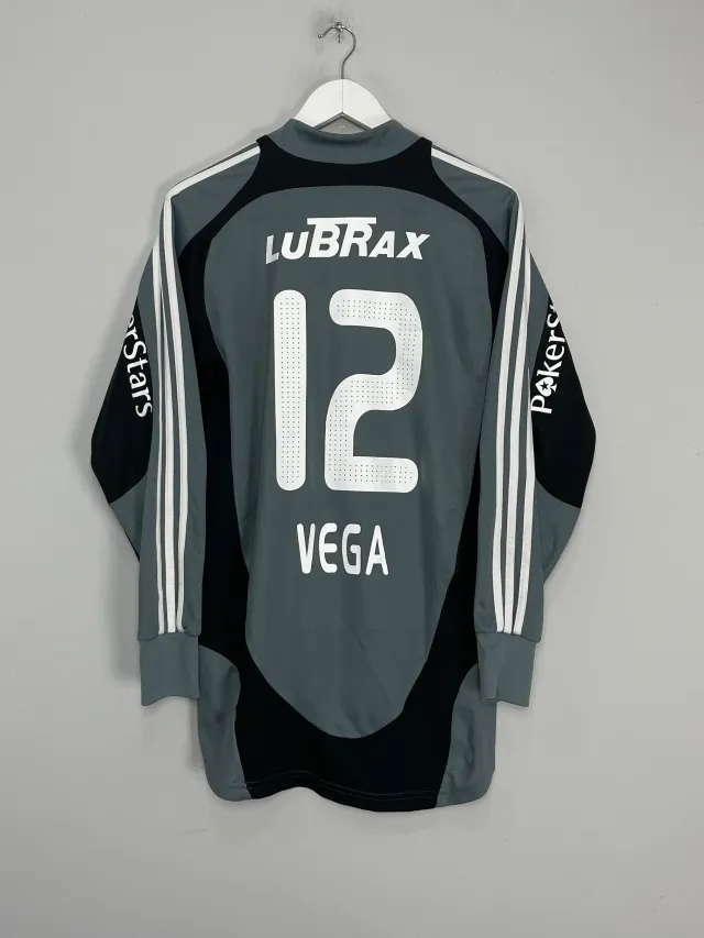 CULT KITS - 2007/09 RIVER PLATE VEGA #12 *PLAYER ISSUE* GK SHIRT (M) ADIDAS