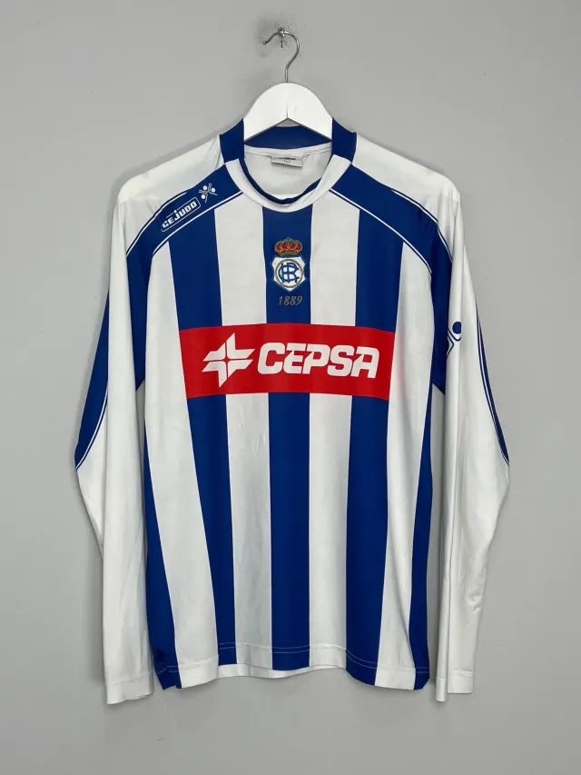 CULT KITS - 2006/07 RECREATIVO HUELVA L/S HOME SHIRT (L) CEJUDO