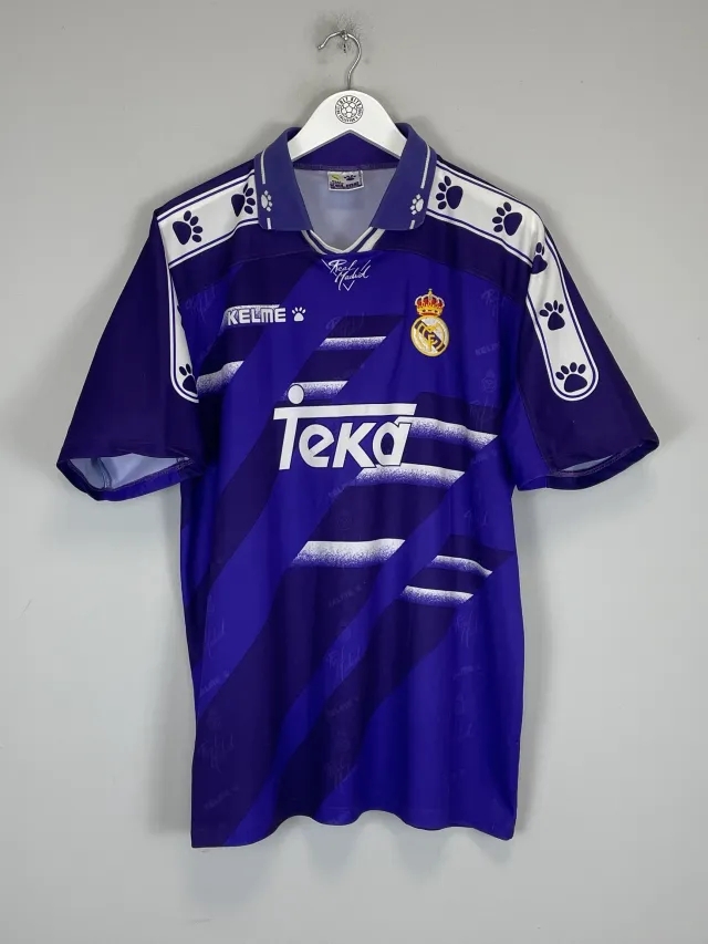 CULT KITS - 1994/96 REAL MADRID AWAY SHIRT (L) KELME
