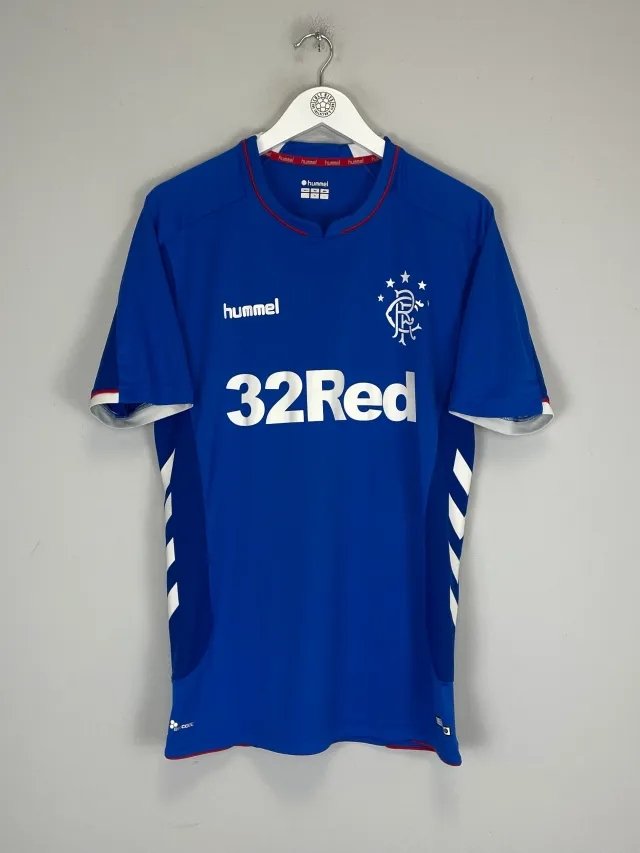 2018/19 RANGERS HOME SHIRT (L) HUMMEL | Cult Kits