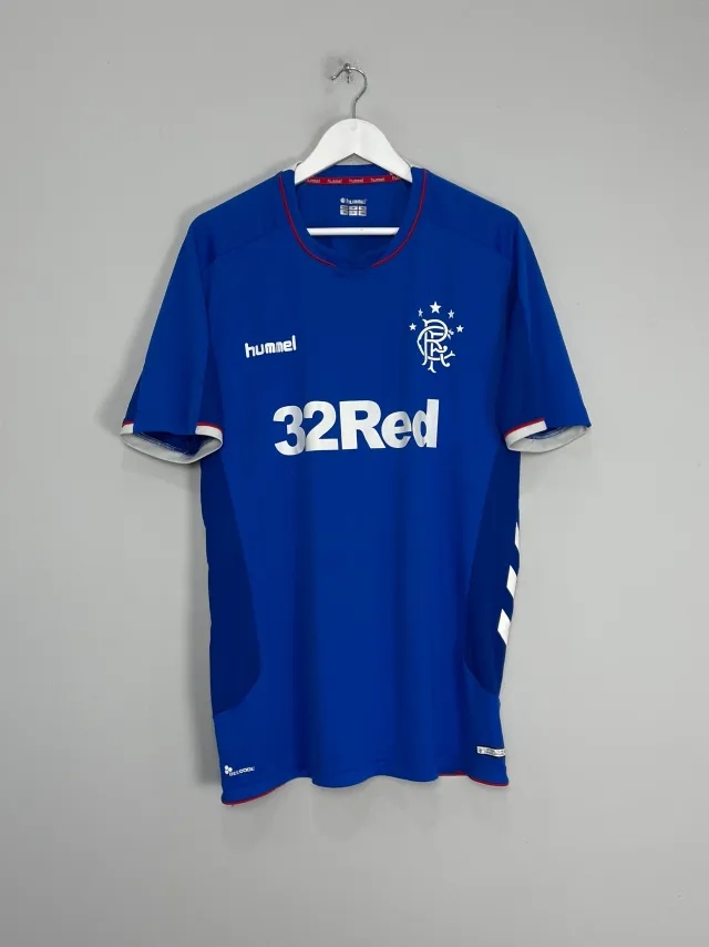 CULT KITS - 2018/19 RANGERS HOME SHIRT (XXL) HUMMEL