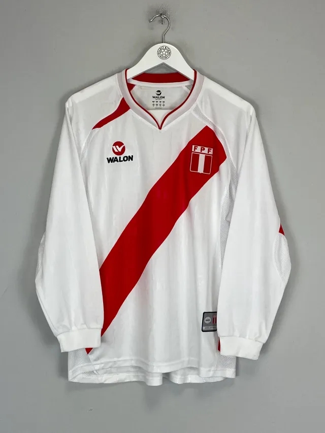 2007/09 PERU L/S HOME SHIRT (M) WALON | Cult Kits