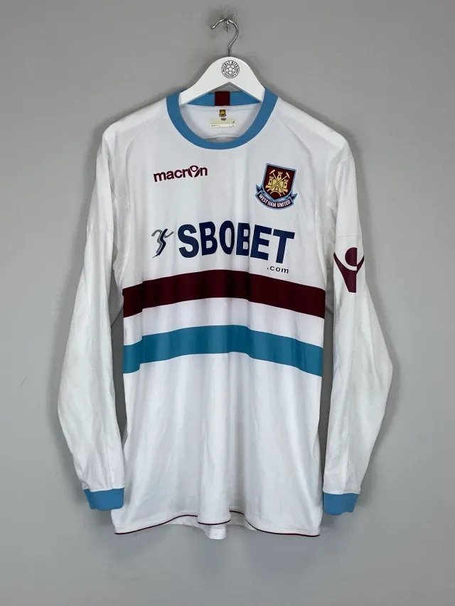 2010/11 WEST HAM L/S AWAY SHIRT (M) MACRON | Cult Kits