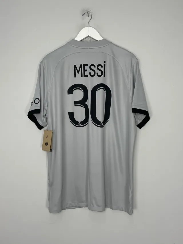 CULT KITS - 2022/23 PSG MESSI #30 *BNWT* AWAY SHIRT (XL) JORDAN