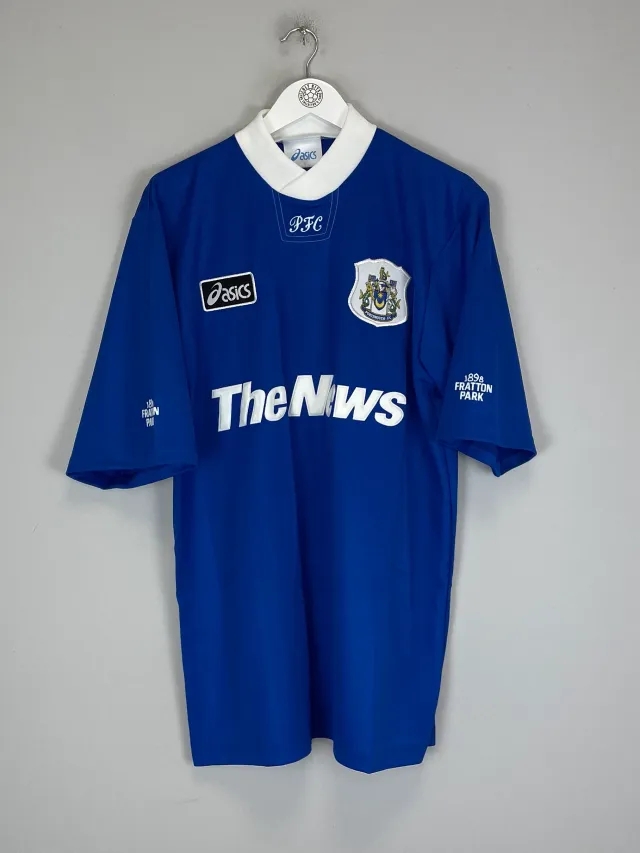 CULT KITS - 1995/97 PORTSMOUTH *MINT* HOME SHIRT (L) ASICS