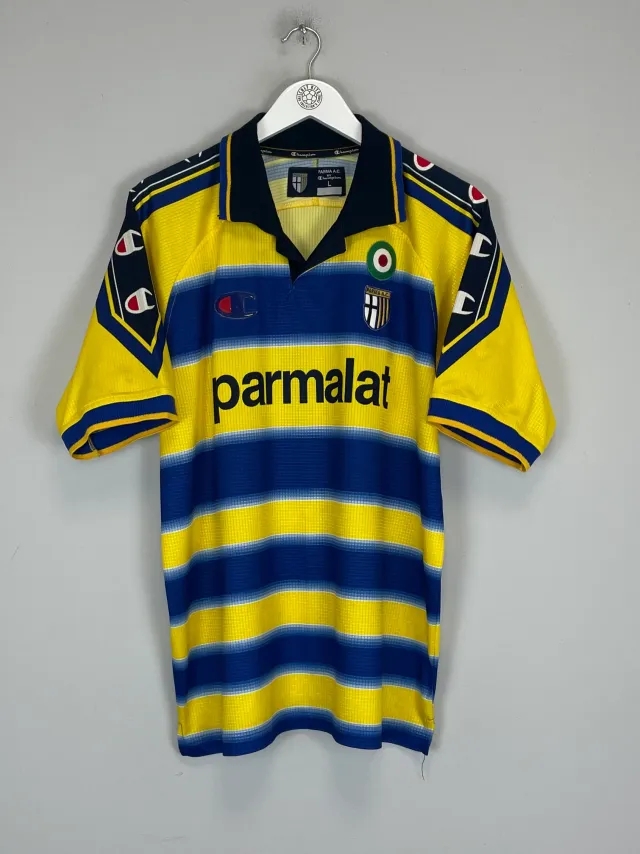 CULT KITS - 1999/00 PARMA HOME SHIRT (L) CHAMPION