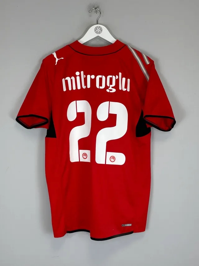 CULT KITS - 2008/09 OLYMPIAKOS MITROGLU #22 HOME SHIRT (L) PUMA