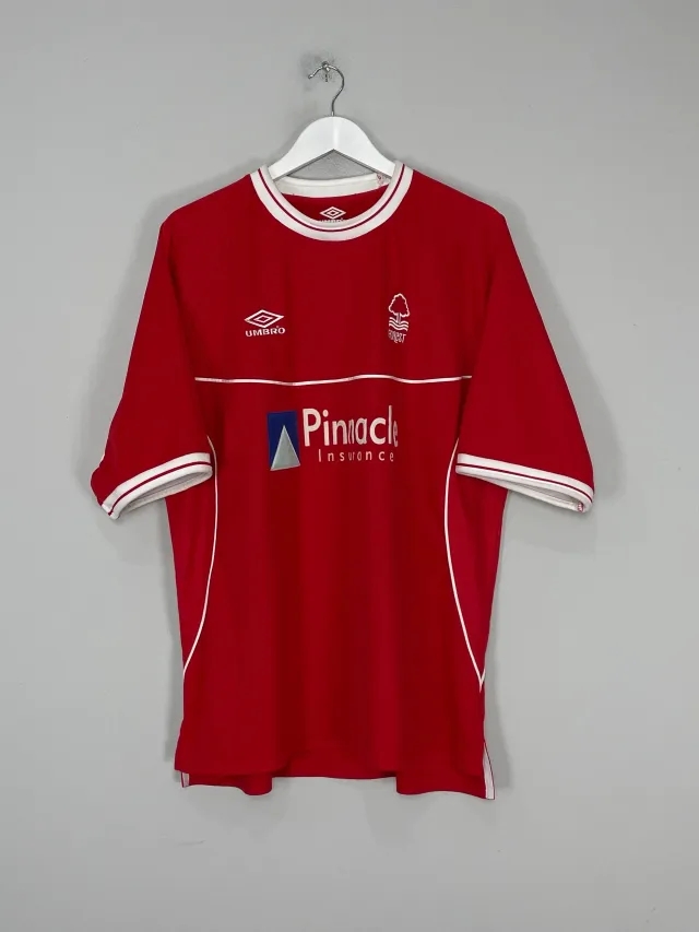 CULT KITS - 2000/02 NOTTINGHAM FOREST #7 HOME SHIRT (XXL) UMBRO