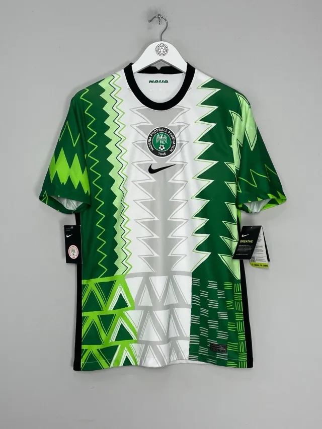CULT KITS - 2020/21 NIGERIA *BNWT* HOME SHIRT (M) NIKE