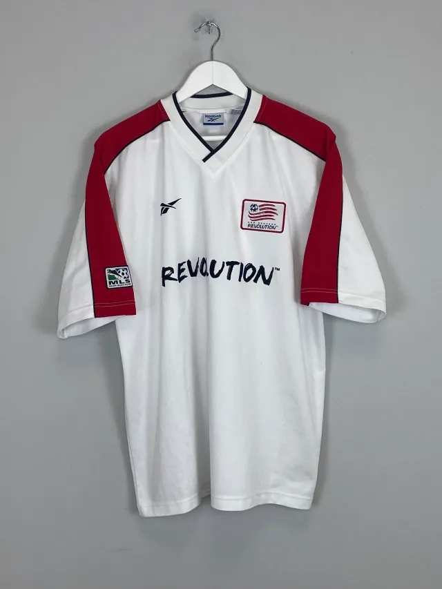 CULT KITS - 1999 NEW ENGLAND REVOLUTIONS AWAY SHIRT (L) REEBOK