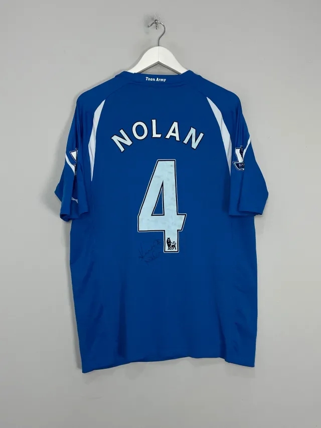 CULT KITS - 2010/11 NEWCASTLE NOLAN #4 *MATCH ISSUED + SIGNED* AWAY SHIRT (XL) PUMA