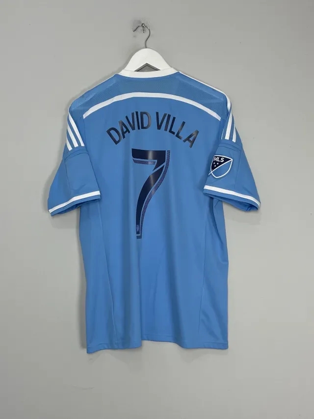CULT KITS - 2015/16 NEW YORK CITY DAVID VILLA #7 HOME SHIRT (L) ADIDAS