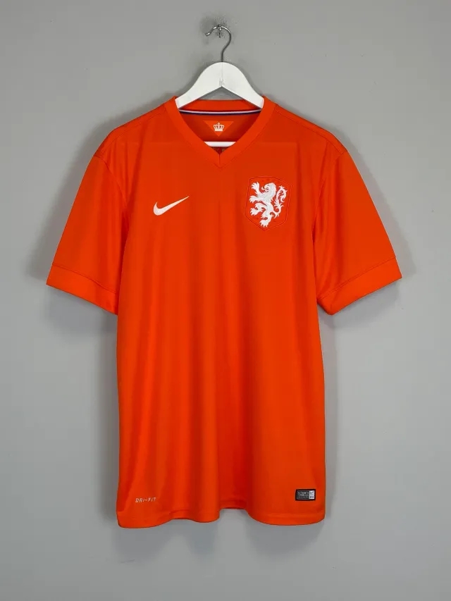 CULT KITS - 2014/15 NETHERLANDS HOME SHIRT (L) NIKE