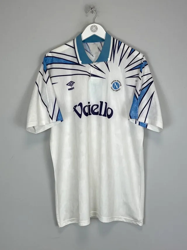 CULT KITS - 1991/93 NAPOLI AWAY SHIRT (XL) UMBRO
