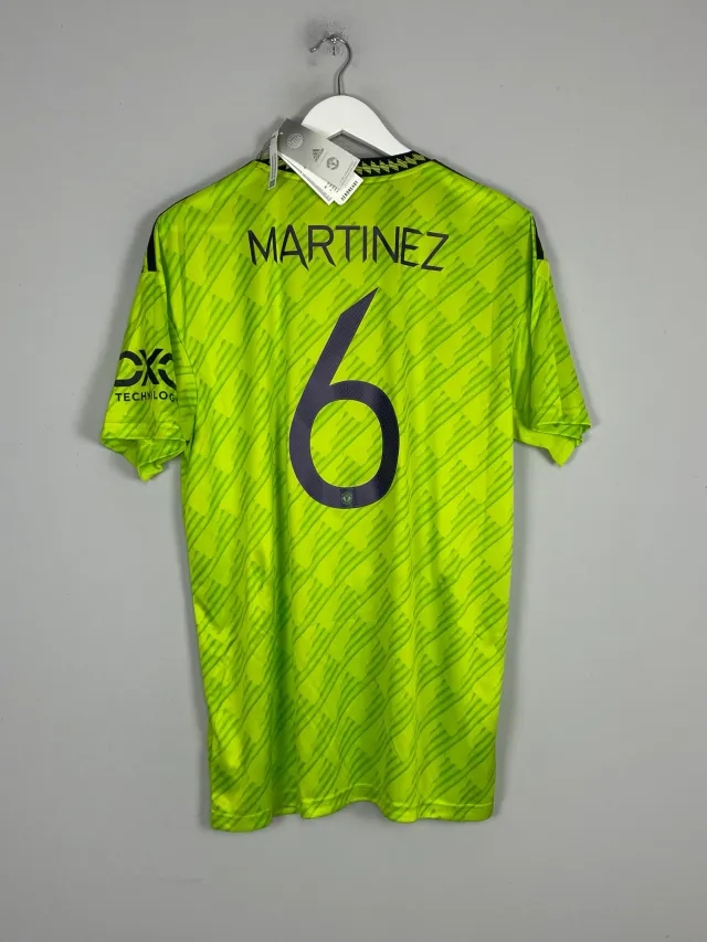CULT KITS - 2022/23 MANCHESTER UNITED MARTINEZ #6 *BNWT* THIRD SHIRT (MULTIPLE SIZES) ADIDAS, Medium / Manchester United / 2022