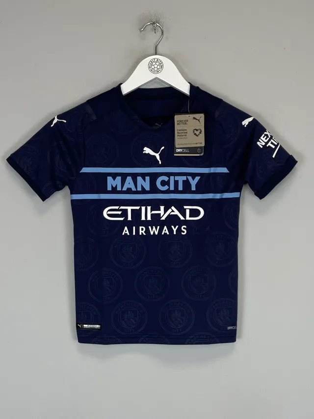 2021/22 Manchester City *BNWT* Third Shirt (Kids - Multiple Sizes) Puma, Small Boys / Manchester City / 2021