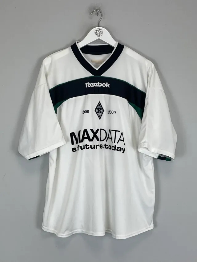 CULT KITS - 2000/02 MONCHENGLADBACH FILOU #24 *SIGNED* HOME SHIRT (M) REEBOK